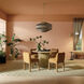 Lulo 4 Light Champagne Bronze Pendant Ceiling Light
